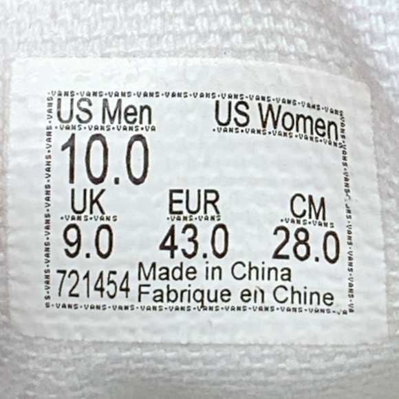 Vans Authentic Skate‎ Shoes Men’s Sz 10 - Picture 10 of 10